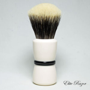 Ivory with Black and Silver (26mm)